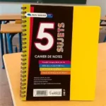 Cahier de notes 5 sujets 240 pages A4 – Bleu Marine